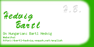 hedvig bartl business card